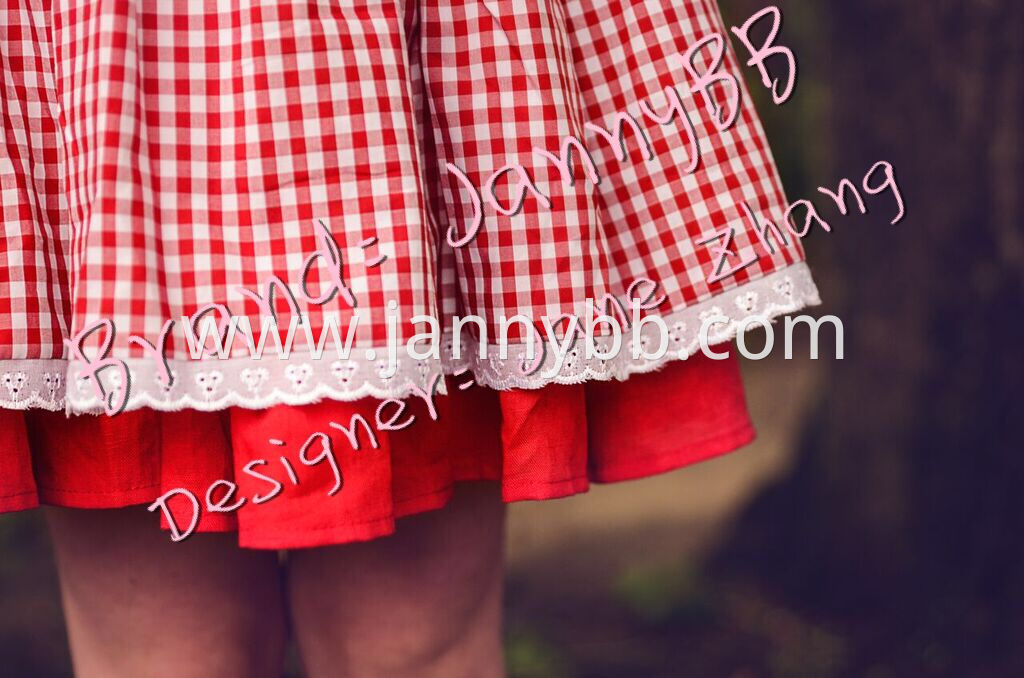 red gingham dress 